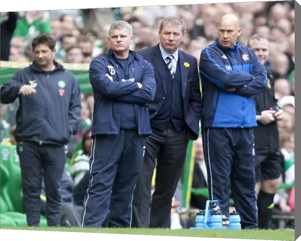 Celtic's Triumph: Rangers Coaches Witness 3-0 Defeat at Celtic Park