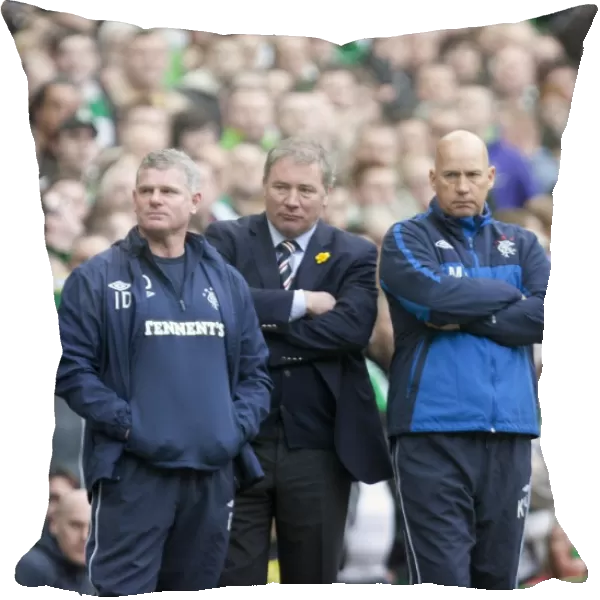 Rangers Coaches Witness Celtic's Triumph: 3-0 Victory in the Scottish Premier League