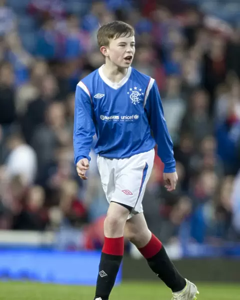 Rangers U11 & 12s Shine at Ibrox: Half Time Thrills and Future Stars in Action during Rangers 5-0 CPL Victory over Dundee United