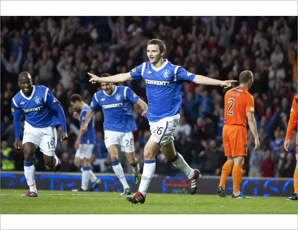Rangers Jamie Ness Scores Thrilling Fifth Goal in 5-0 Victory Over Dundee United at Ibrox Stadium