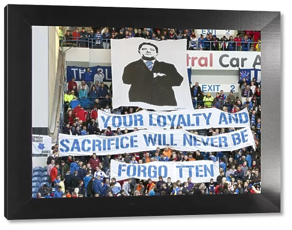 Silent Battle at Ibrox: Ally McCoist and Rangers vs Motherwell (0-0) - Fans Tribute