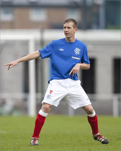 Robbie Crawford Scores the Second Goal: Rangers 2-0 Victory over Linfield at Windsor Park