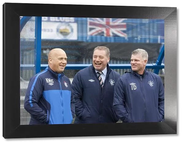 Ally McCoist's Light-Hearted Moment: Rangers 2-0 Victory over Linfield at Windsor Park - McCoist Jokes with Kenny McDowall and Ian Durrant