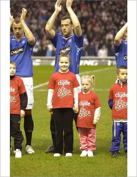 Rangers Football Club: Exciting 2-1 Win with Cash the Mascot for Cash for Kids Charity Event