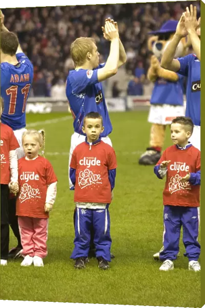 Cash the Rangers Mascot's Thrilling Day: A 2-1 Victory over Heart at Ibrox