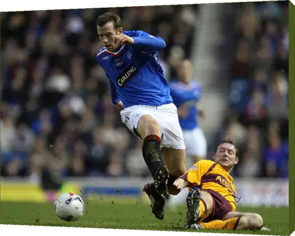 Charlie Adam's Brilliant Performance: Rangers 3-1 Victory Over Motherwell in the Clydesdale Bank Premier League