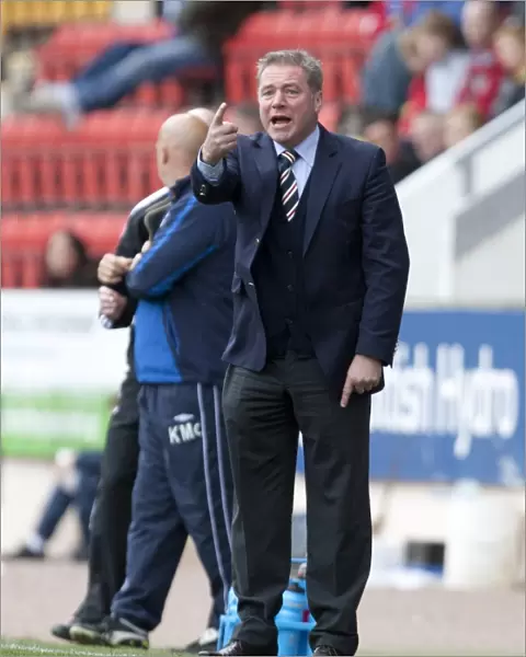 Ally McCoist and Rangers Celebrate 4-0 Win Over St. Johnstone in Scottish Premier League