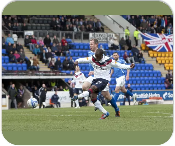 Sone Aluko Scores First Rangers Goal: St Johnstone 0-4 Rangers (Clydesdale Bank Scottish Premier League, McDiarmid Park)