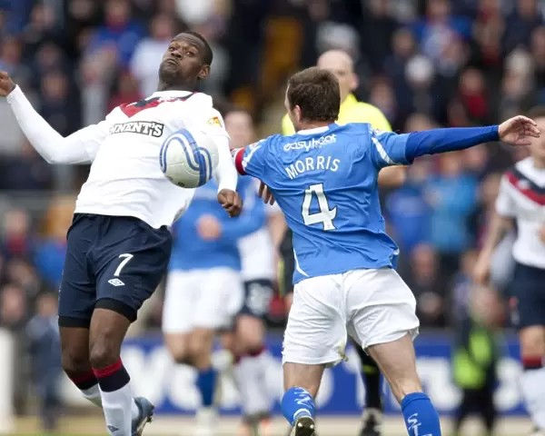 Maurice Edu and Jody Morris in Action: Rangers Dominant 4-0 Win over St. Johnstone in the Scottish Premier League