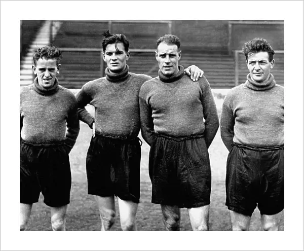 Training Sessions of Rangers Football Club Legends: Main, Dawson, Simpson, and Archibald (Scottish Soccer, Division One)