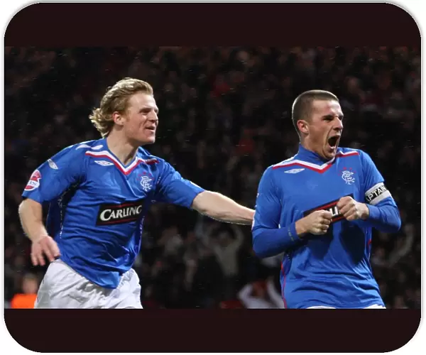 Rangers FC: Barry Ferguson and Chris Burke's Euphoric Victory - 2-0 Over Heart of Midlothian in the CIS Insurance Cup Semi-Final at Hampden Park