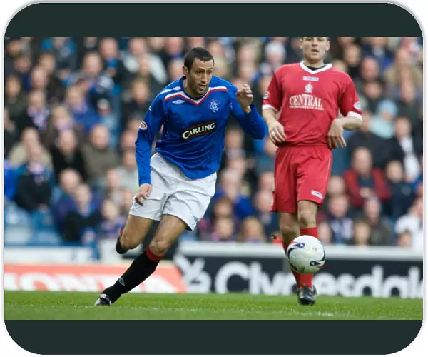 Rangers Brahim Hemdani Scores Stunning Goal: 2-0 vs. Falkirk in Scottish Premier League at Ibrox
