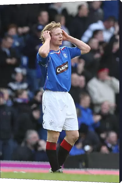 Chris Burke Scores the First Goal: Rangers 1-0 Victory over Hibernian in the Scottish Cup Fifth Round Replay (2013) at Ibrox