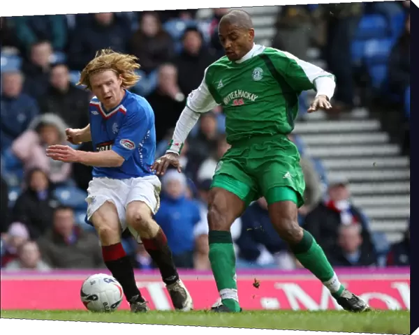Chris Burke Scores the Thrilling 1-0 Winner for Rangers Against Hibernian in the Scottish Cup at Ibrox