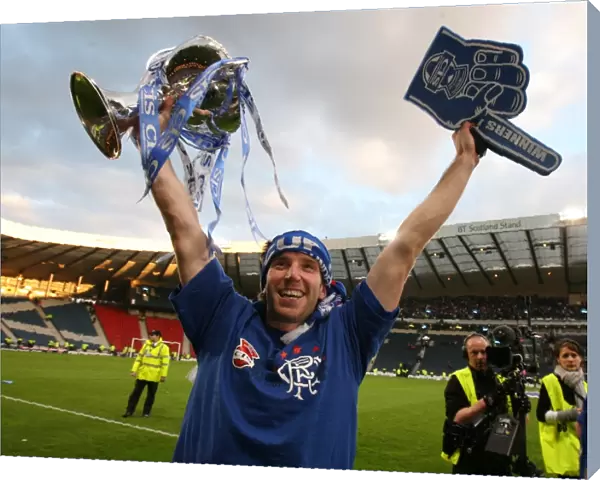 Rangers FC: Kirk Broadfoot Lifts the CIS Cup (2008 League Cup Win vs. Dundee United at Hampden Park)