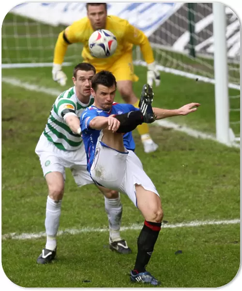 Lee McCulloch Scores the Dramatic Winner for Rangers Against Celtic in Clydesdale Bank Premier League (1-0)