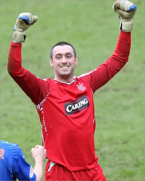 Allan McGregor's Historic 1-0 Victory Celebration: Rangers Overpower Celtic at Ibrox