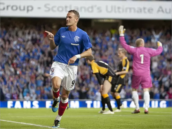 Dean Shiels Thrilling First Goal: Rangers 4-0 Scottish League Cup Triumph at Ibrox