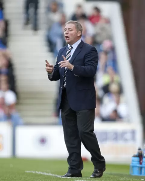 Ally McCoist Inspires Rangers to 4-0 Scottish League Cup Victory over East Fife at Ibrox Stadium