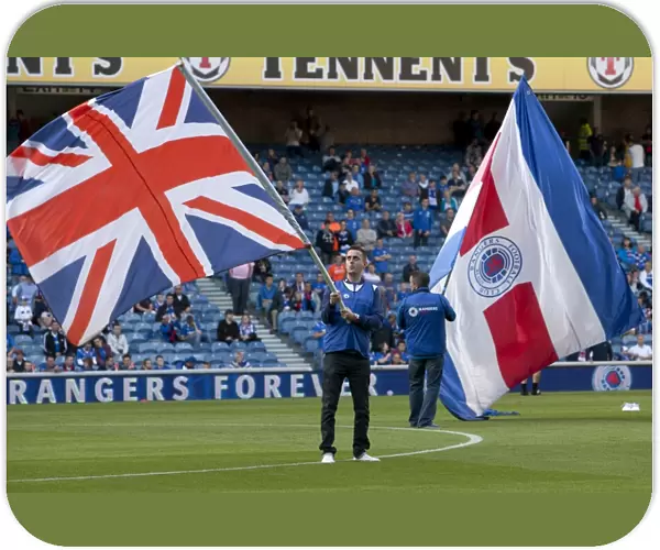 Rangers 4-0 East Fife: Flag Bearers and the Roaring Ibrox Crowd