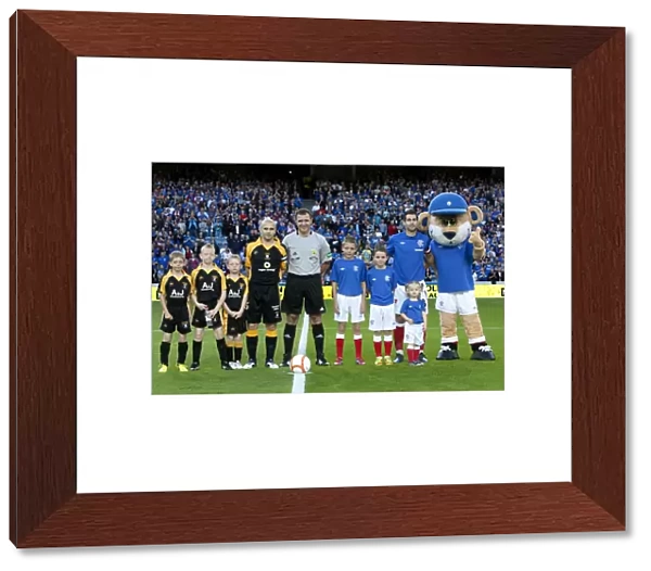 Rangers 4-0 Victory over East Fife at Ibrox: Captains and Mascots