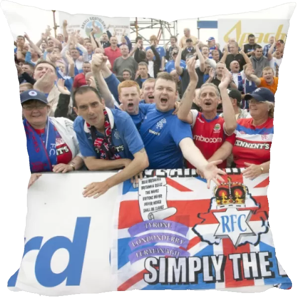 Rangers Football Club: Rangers Fans United - A Fierce Rivalry Unfolds: Passionate Supporters in the Stands (Peterhead vs Rangers, 2-2)