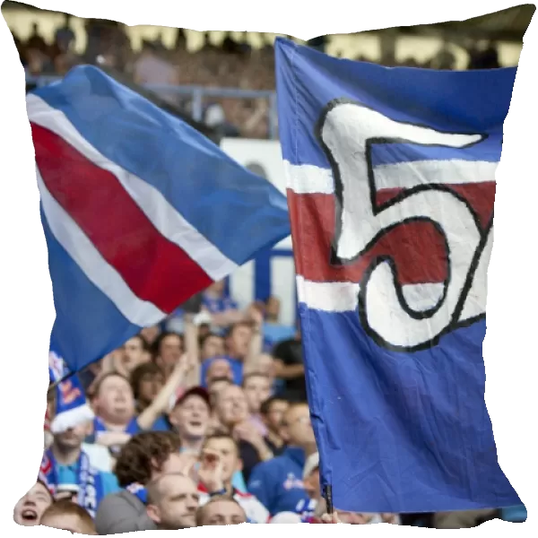 Rangers Football Club: The Blue Order's Triumphant Celebration at Ibrox Stadium - 5-1 Victory Over East Stirlingshire