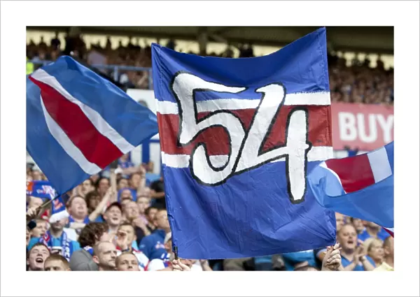 Rangers Football Club: The Blue Order's Triumphant Celebration at Ibrox Stadium - 5-1 Victory Over East Stirlingshire