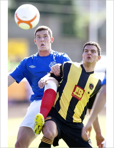 A Hard-Fought Draw: Ross Perry vs. Phil Addison at Shielfield Park - Berwick Rangers vs. Rangers in Third Division Soccer