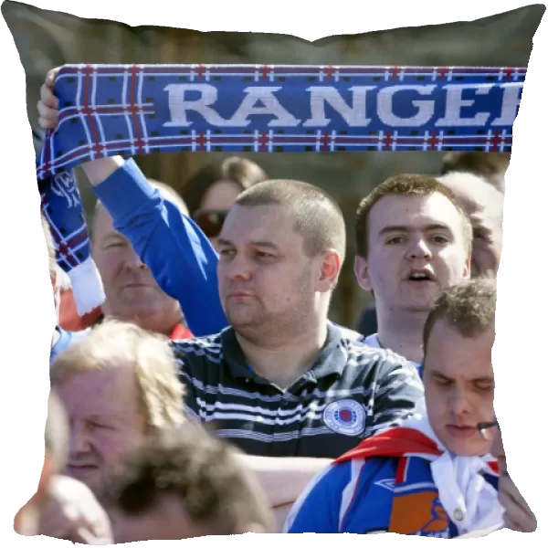 Rangers Fans United: A Sea of Passion at Ibrox Stadium - United in Support (Rangers 1-1 Berwick Rangers)