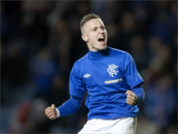 Dramatic 2-2 Tie at Ibrox: Barrie McKay's Thrilling Goal Celebration (Rangers vs Queen of the South, Ramsden's Cup Quarterfinal)