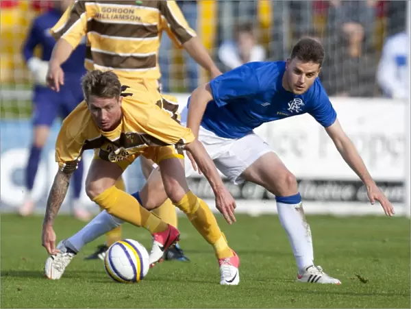 Rangers Sebastien Faure Scores the Dramatic Winner Against Forres Mechanics in Scottish Cup Second Round