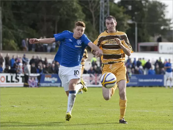Rangers Lewis Macleod Scores the Game-Winning Goal Against Forres Mechanics in Scottish Cup Second Round