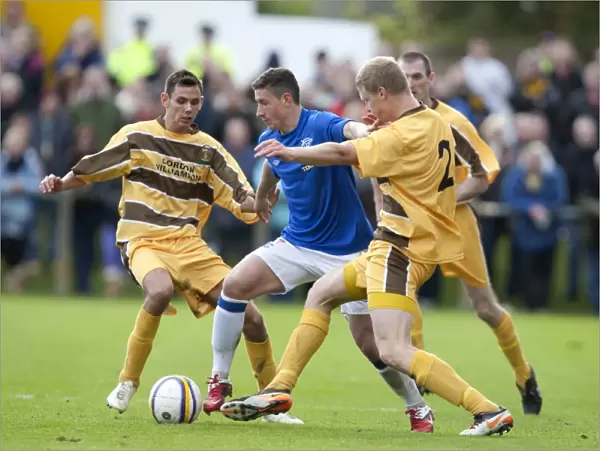 Rangers Fraser Aird in Action: Scottish Cup Second Round Win Against Forres Mechanics (0-1)
