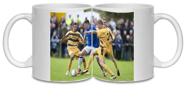 Rangers Fraser Aird in Action: Scottish Cup Second Round Win Against Forres Mechanics (0-1)