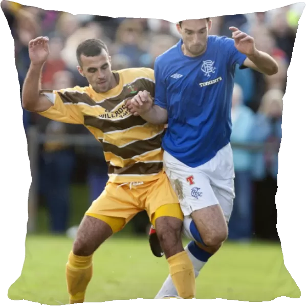 Lee Wallace Scores the Game-Winning Goal for Rangers against Forres Mechanics in the Scottish Cup Second Round at Mosset Park