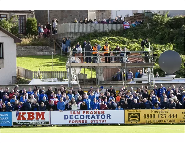Rangers Fans Euphoria: First Goal Celebration vs Forres Mechanics, William Hill Scottish Cup Second Round