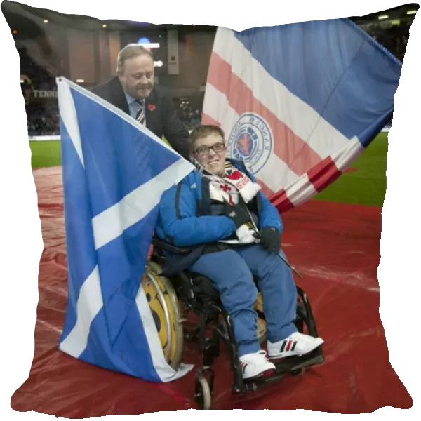 Rangers Flag Bearer Perseveres Amidst 3-0 Defeat in Scottish League Cup Quarterfinal vs Inverness Caley Thistle at Ibrox Stadium