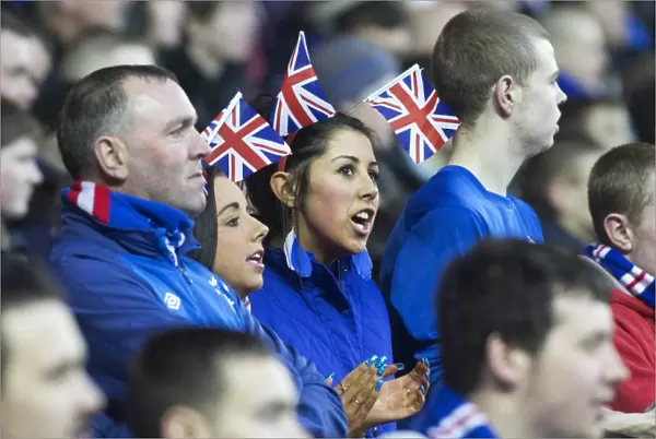 Ecstatic Rangers Fans Celebrate at Ibrox: Rangers 2-0 Stirling Albion in Scottish Third Division