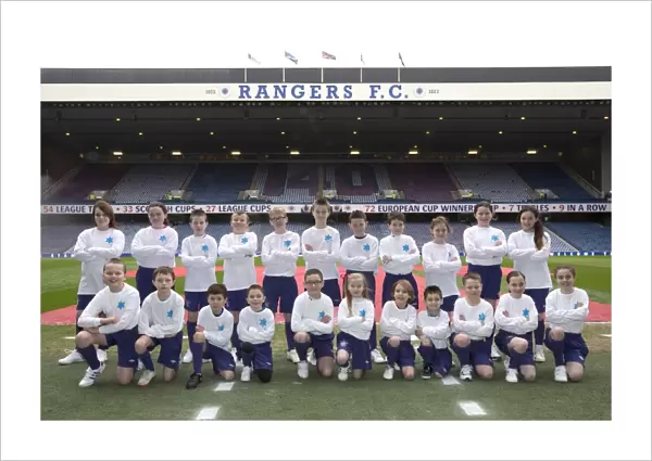 Rangers Football Club: Thrilling 2-0 Win at Ibrox Stadium - Mascots in Action
