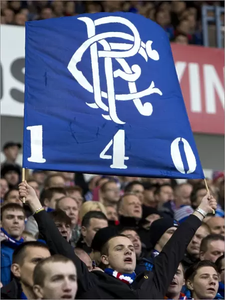Rangers Football Club: 140th Anniversary Celebrations - A Sea of Supporter Pride at Ibrox Stadium (Rangers 2-0 Stirling Albion)