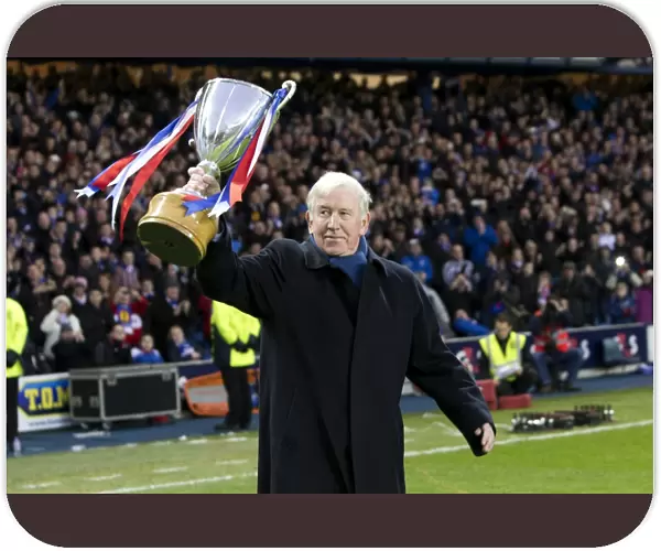 Rangers Legends: John Greig Honored with 1972 Cup Winners Cup at Ibrox Stadium
