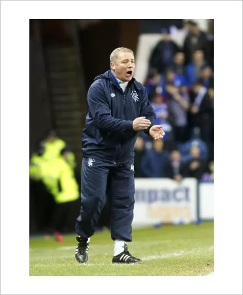Ally McCoist Spurs On Rangers: 2-0 Lead Against Stirling Albion at Ibrox Stadium