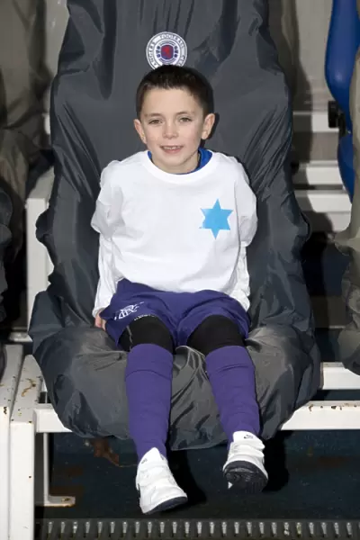 Rangers Football Club: 2-0 Triumph over Stirling Albion at Ibrox Stadium - Mascot Day Celebration