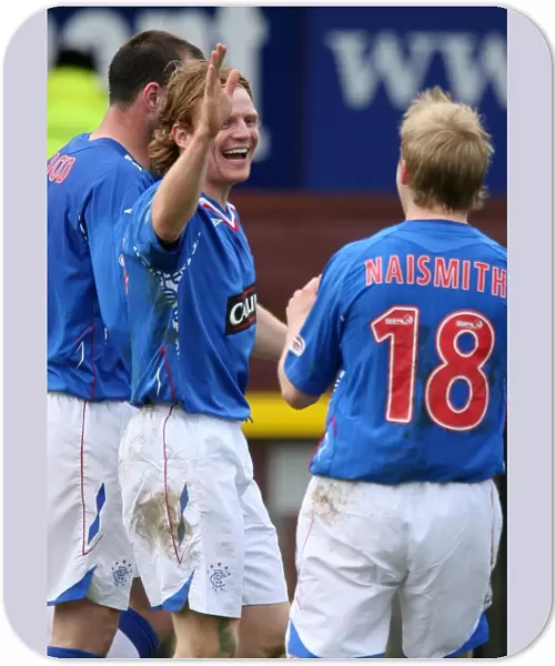 Chris Burke's Double Delight: Rangers Second Goal in Scottish Cup Quarter-Final vs. Partick Thistle (0-2)
