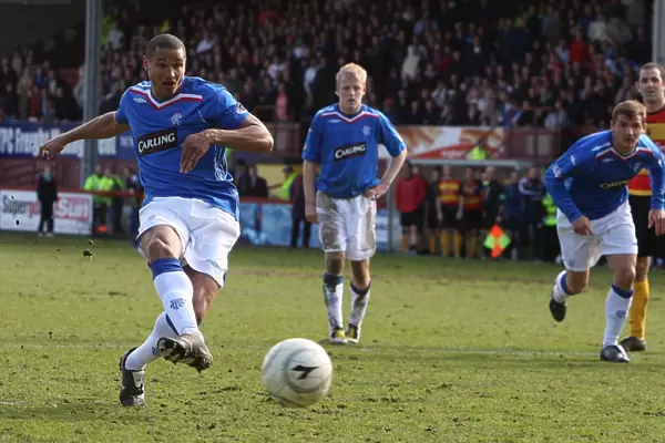 Rangers Heartbreaking Penalty Miss: Daniel Cousin at Partick Thistle's Firhill in Scottish Cup Quarter-Final (0-2)