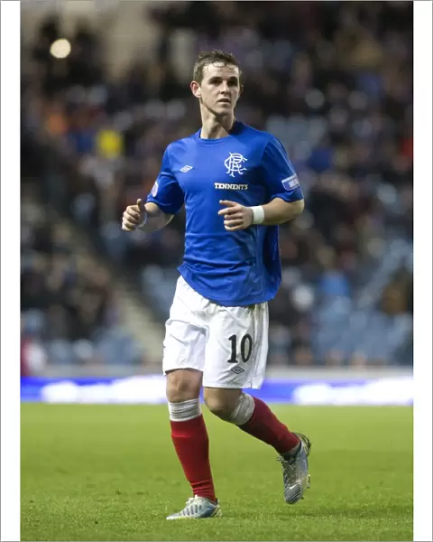 Rangers Triumph: David Templeton Scores the Third in a 3-0 Victory over Annan Athletic at Ibrox Stadium