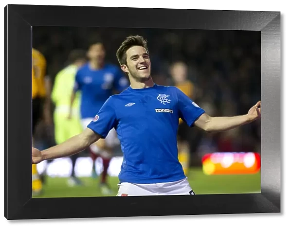 Andy Little's Triumphant Goal: Rangers 3-0 Victory over Annan Athletic at Ibrox Stadium