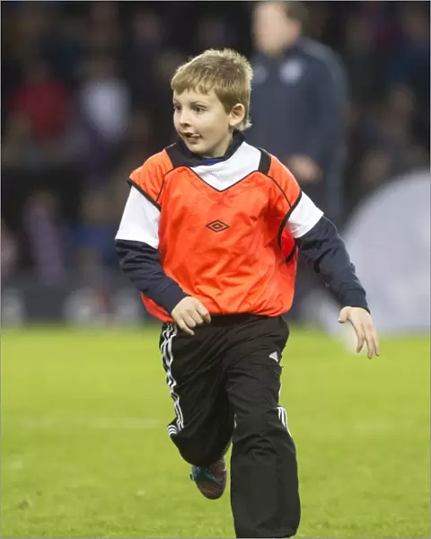 Young Rangers Shining at Ibrox: Half Time Excitement during Rangers vs Elgin City (1-1)
