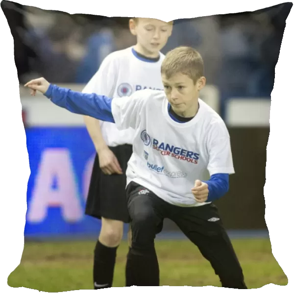 Rangers Soccer School Kids Shine at Ibrox: Half-Time Entertainment